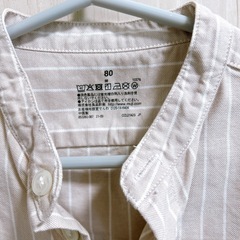 無印良品　シャツ　羽織　80の画像