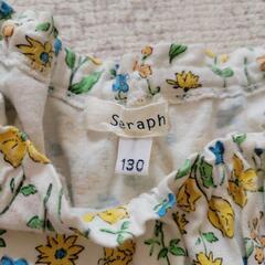 Seraph 小花柄 ワンピース120.130センチの画像