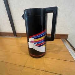 karsal 魔法瓶ポット 黒 カラフルデザイン