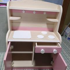 【値下】木製ままごとキッチンの画像