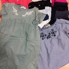 130サイズ　女児　ワンピース　Tシャツ　14点セットなどなど　　の画像