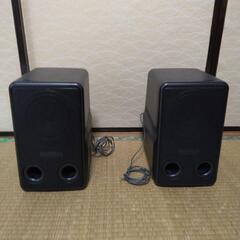 お話し中:小型スピーカー