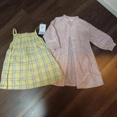 【未着用】コンビミニ80センチ女の子洋服2点
