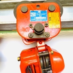 ELEPHANT/エレファント チェーンブロック K-II 250kg トロリー付の画像