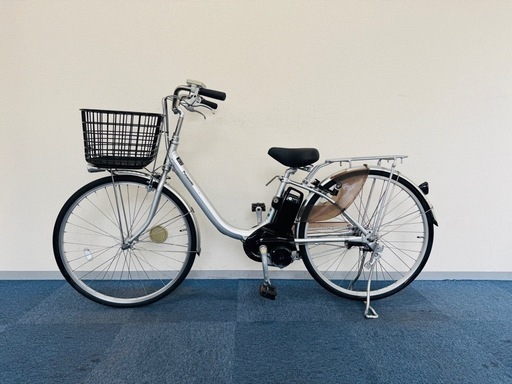 パナソニック 16Ah 電動自転車【中古】【66D6920】 SOLD OUT】電動自転車 パナソニック 最新デジタル 26インチ 白