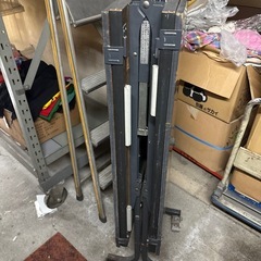【京橋】業務机　折りたたみ　キャスター付きの画像