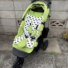 エアバギー グリーン ベビーカー クッション付き