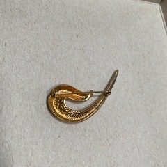 【ヴィンテージ】ゴールドブローチ　美品の画像
