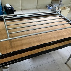 作業台におすすめ♪　テーブル　机　デスク　在庫１点のみ　(約)W120cm×D75cm×H70.5cmの画像
