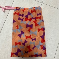 女の子　レインコート　収納バック付き　110cmの画像