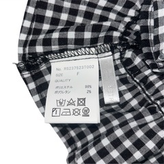 【美品】レトロガール❤ギンガムチェックシャーリングキャミソールの画像
