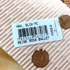 未使用品 havaianas ビーチサンダル ハワイアナス ピンク系 23cm レディース サンダル ビーサン 札幌市 西区の画像