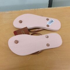 未使用品 havaianas ビーチサンダル ハワイアナス ピンク系 23cm レディース サンダル ビーサン 札幌市 西区の画像