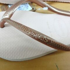 未使用品 havaianas ビーチサンダル ハワイアナス ピンク系 23cm レディース サンダル ビーサン 札幌市 西区の画像