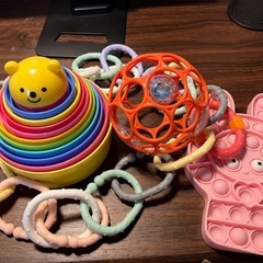 コンビ　コップ重ね他　赤ちゃんホビーセット