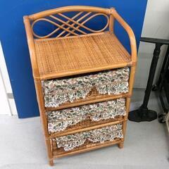0530-179 籐　3段ラック