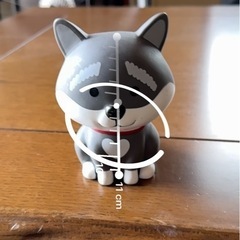 柴犬？貯金箱の画像