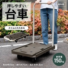 コーナン LIFELEX 押しやすい台車 PH1513P 耐荷重...