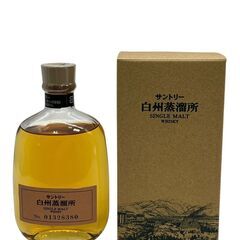 未開封 サントリー 白州蒸溜所 ウイスキー SINGLE MALT