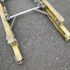 505123 / 2連はしご 2連 梯子 脚立 / 東京通信工材 GF 縮長約365cm / 中古品 ※お引取限定の画像