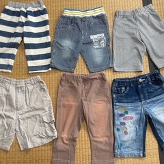 110センチ　子供用ハーフパンツ6点セット