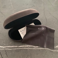 レクサス　純正　メガネケース　焦茶色の画像