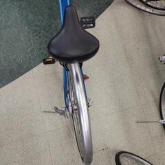 自転車 青 26インチ ブレーキ左のみ TJ12362の画像