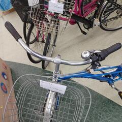 自転車 青 26インチ ブレーキ左のみ TJ12362の画像