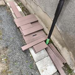 人工木デッキ材料　端材