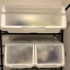 【急募】ニトリ収納ケース Nフラッテ(ホワイト)3点セット