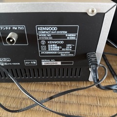 KENWOOD CDコンポ R-MEB50 2021年製の画像
