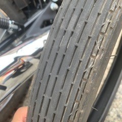 ‼️中古‼️バイクタイヤセット2.50-18の画像