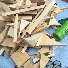 端材はざい(燃料や木の工作などに)の画像