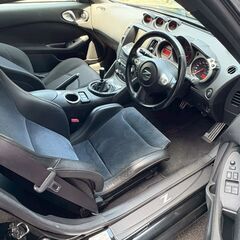 ニッサン　フェアレディZ　3.7バージョンS　ストレートマフラー　D席レカロシート(スポーツスター)　BLITE車高調　NISMOリヤウィング　社外テール　メーカーナビTV　Bカメラ　社外フロント＆中間ストレートパイプ　デジタルミラー　記録簿H28.30.R2.4.6年度分有り　の画像