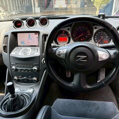 ニッサン　フェアレディZ　3.7バージョンS　ストレートマフラー　D席レカロシート(スポーツスター)　BLITE車高調　NISMOリヤウィング　社外テール　メーカーナビTV　Bカメラ　社外フロント＆中間ストレートパイプ　デジタルミラー　記録簿H28.30.R2.4.6年度分有り　の画像