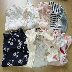 ベビー服　前開きロンパース　10着