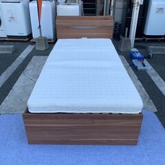 【コンテナ保管】シングルベッドセット オクト チェスト 収納付き...
