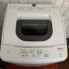 【極上品】日立 5㎏ 高濃度洗剤液で洗う「2ステップウォッシュ」部屋干し機能搭載！洗濯機NW-50F 2021年製品の画像