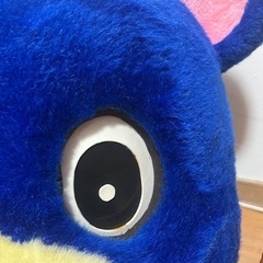 クマの着ぐるみの頭だけの画像