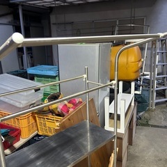 洗濯機ラック　収納田中　収納ラック　ステンレスの画像