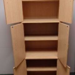 【商談成立しました】①収納ボックス3段（両扉）の画像