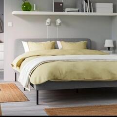 IKEA ダブルベッド マットレス付き