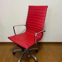 チェア　レッド