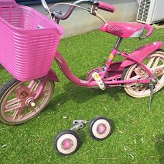 🚲16インチディズニープリンセス　幼児用　自転車【補助輪付】
