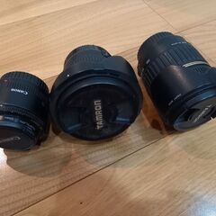 一眼レフ、カメラ備品。望遠レンズ、Canon、TAMRON