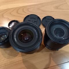 一眼レフ、カメラ備品。望遠レンズ、Canon、TAMRONの画像