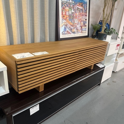 テレビ台　天然木