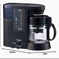 象印　コーヒーメーカー　ミル付き　新品未開封 EC-CB40-TDの画像