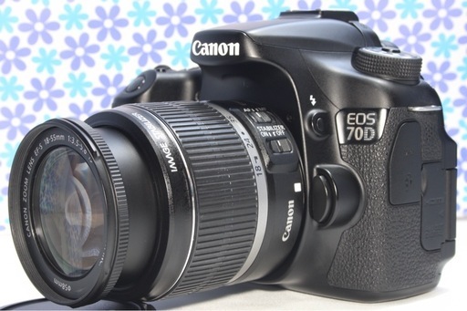 ❤️初心者オススメ❤️Canon EOS 70D❤️高画質・動画・自撮り❤️