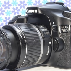 Wi-Fi内蔵❤Canon EOS 70D❤️️高画質❤️動画撮...